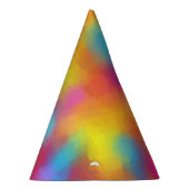 パーティーカラフルデザイントレンディーカスタムテンプレート パーティーハット (右)