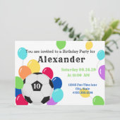 パーティーカラフルバルーンサッカーボールスポーツ誕生日 (スタンド正面)