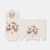 パーティーカラフルホワイトピーチフローラバルーン フェイバーボックス (折り畳みなし)