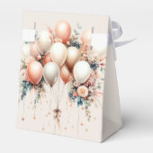 パーティーカラフルホワイトピーチフローラバルーン フェイバーボックス (裏面サイド)