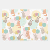 パーティーカラフル子 ラッピングペーパーシート (正面)