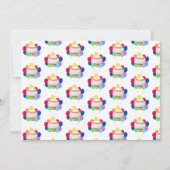 パーティーカラフル球野球スポーツ誕生日 (裏面)