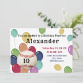 パーティーカラフル球野球スポーツ誕生日 (スタンド正面)