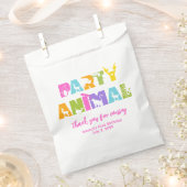 パーティーカラフル誕生日バッグ フェイバーバッグ (クリップ留めされた状態)