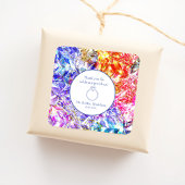 パーティーカラーダイヤモンド結晶結婚宝石 スクエアシール