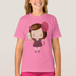 パーティーガールかわいいTシャツ Tシャツ