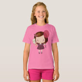 パーティーガールかわいいTシャツ Tシャツ (正面フル)