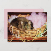 パーティーガールはがき インビテーションポストカード (正面/裏面)