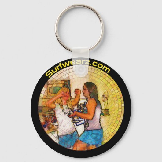 パーティーガールズキーチェーン キーホルダー (正面)