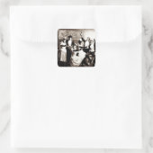 パーティーガールズヴィンテージプリント スクエアシール (バッグ)