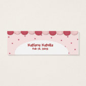 パーティーガールメッセージカード (裏面)