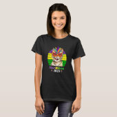 パーティーキャットマスクビーズ マルディグラ 2023 5 Tシャツ (正面フル)
