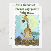 パーティーキリン 招待状 (正面/裏面)