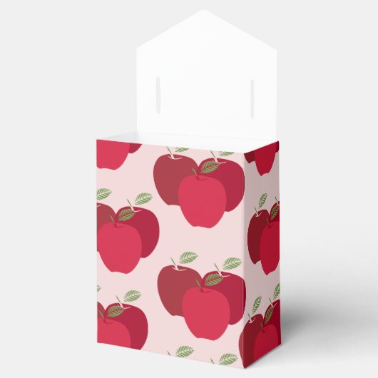 パーティーギフト用Apple Patternテント特典ボックス フェイバーボックス (オープン)