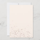 パーティークイーンウーマレディファッショニスタ誕生日 招待状 (裏面)