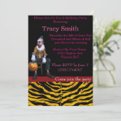 パーティークラウン 誕生日招待状 #15 招待状 (スタンド正面)