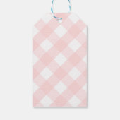 パーティークラシックベビーガールシャワーありがとう ギフトタグ (裏面)