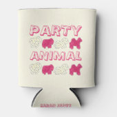 パーティークラッカークッキーサーカス動物園誕生日 缶クーラー (正面)