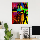 パーティークラブシーンダンサーのポスター ポスター (ホームオフィス)