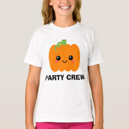 パーティークルーKids Pumpkin Tシャツ、ハロウィーンクルー Tシャツ