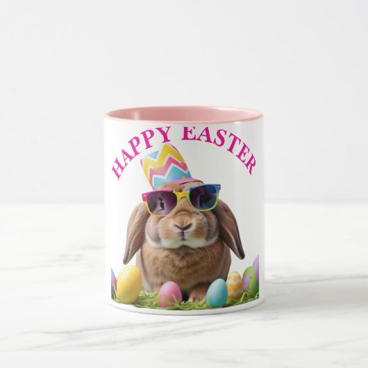 パーティークールバニーとサングラス マグカップ (中央)