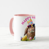 パーティークールバニーとサングラス マグカップ (正面左)