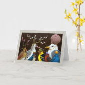 パーティーグリーティングカードで カード (黄色い花)