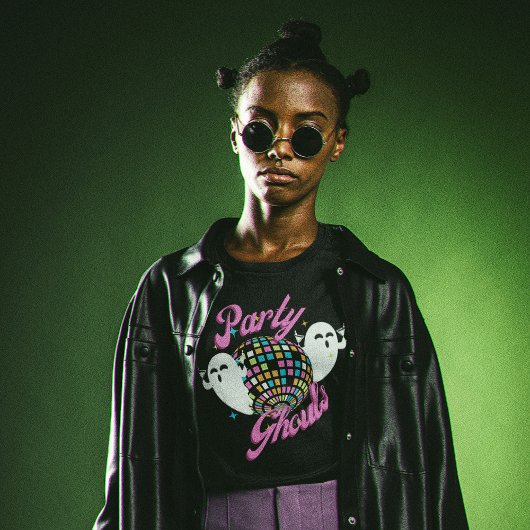 パーティーグールレトロハロウィーン幽霊 Tシャツ