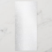 パーティーケーキラベンダーフローラエレガントな結婚式 メニュー (裏面)