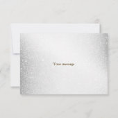 パーティーケーキラベンダーフローラ水彩エレガント サンキューカード (裏面)