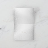 パーティーケーキラベンダーフローラ水彩エレガント サンキューカード (内部)