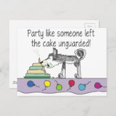 パーティーケーキ ポストカード (正面/裏面)