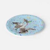 パーティーゲーゼ紙吹雪お祝い ペーパープレート (アングル)