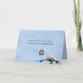 パーティーコモドドラゴンハッピーバースデーカード カード (裏面)