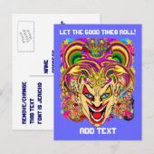 パーティーコンボPKピック ウィッチドクター・ジェスター・クロウンバカ インビテーションポストカード (正面/裏面)