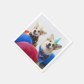 パーティーコーギ紙ナプキンス スタンダードカクテルナプキン (角)