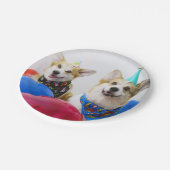 パーティーコーギ紙プレート ペーパープレート (アングル)