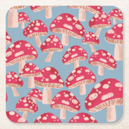 パーティーコースターへの菌類 スクエアペーパーコースター