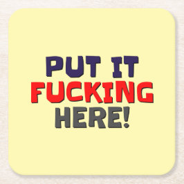 パーティーコースター スクエアペーパーコースター