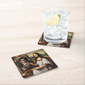 パーティーコースター：モナドスダヴィンチ スクエアペーパーコースター (インサイチュ)