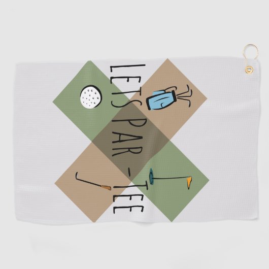 パーティーゴルフおもしろいユーモア ゴルフタオル (横)