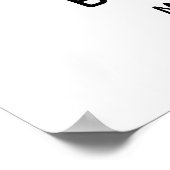 パーティーサインの後の幸せな時間へようこそ ポスター (角)