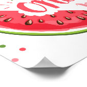 パーティーサイン ワンメロン 誕生日飾り 産室 ポスター (角)