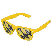 パーティーサングラスとミュンヘン国旗 レトロサングラス (アングル)