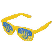 パーティーサングラス – ウクライナ国旗 (アングル)