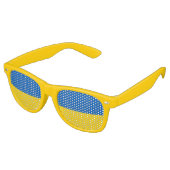 パーティーサングラス – ウクライナ国旗 (アングル)