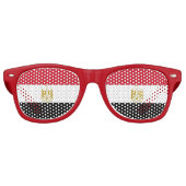 パーティーサングラス – エジプト国旗 (正面)