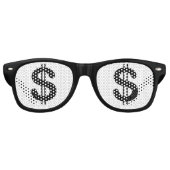 パーティーシェードドルシンボルや象徴 レトロサングラス (正面)