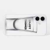 パーティーショットガラス文字 iPhone 16ケース (裏面横)