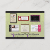 パーティーショップの新しい名刺（2016年9月） 名刺 (裏面)